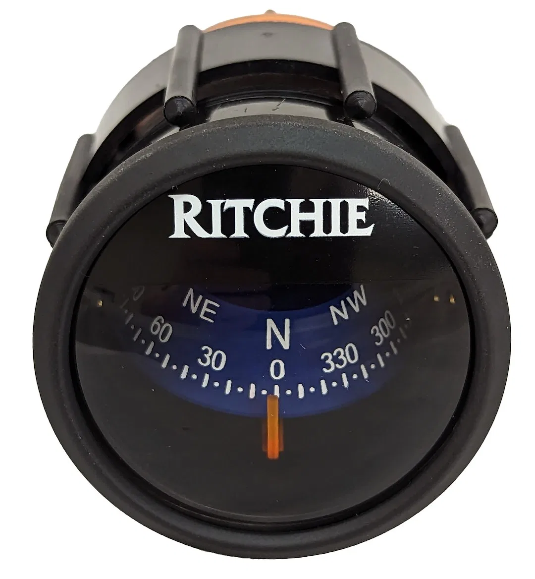 X-23BU – RITCHIE NAVI Compass, Black 12 Volt Green LED Dash Mount 2 Inch Blue Direct Read Dial Adjustable To 30 Degre...